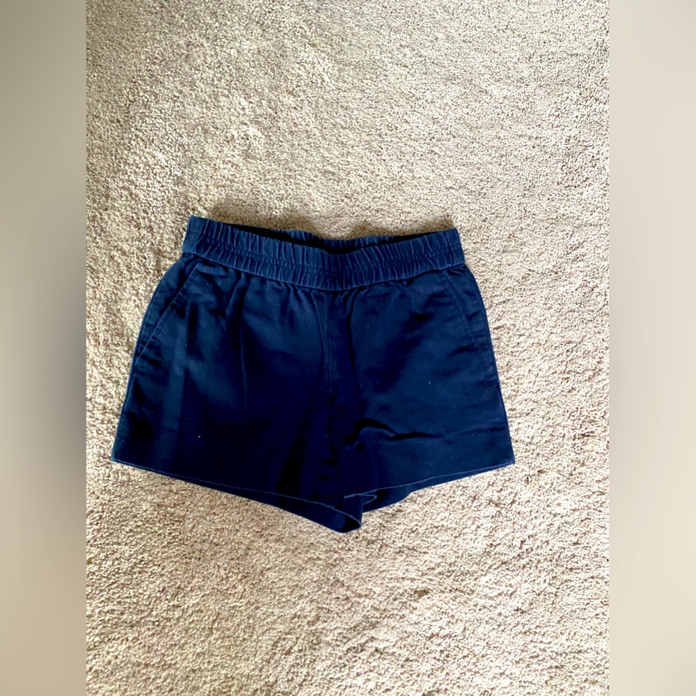 Navy j crew shorts size 00